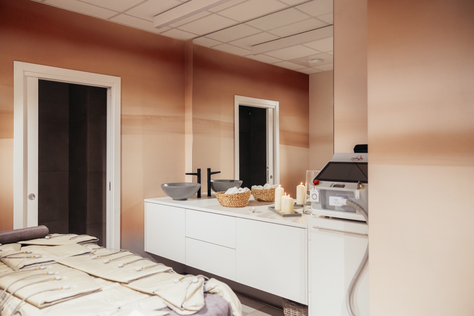 La sala trattamenti corpo della Medical Spa a Spoleto